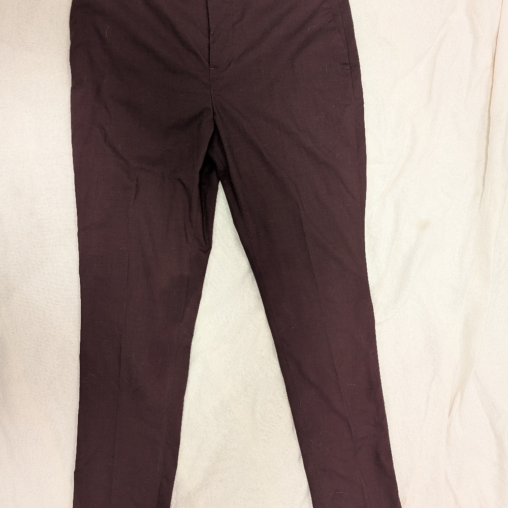 H&M Men's Maroon Dress Pants 36/30